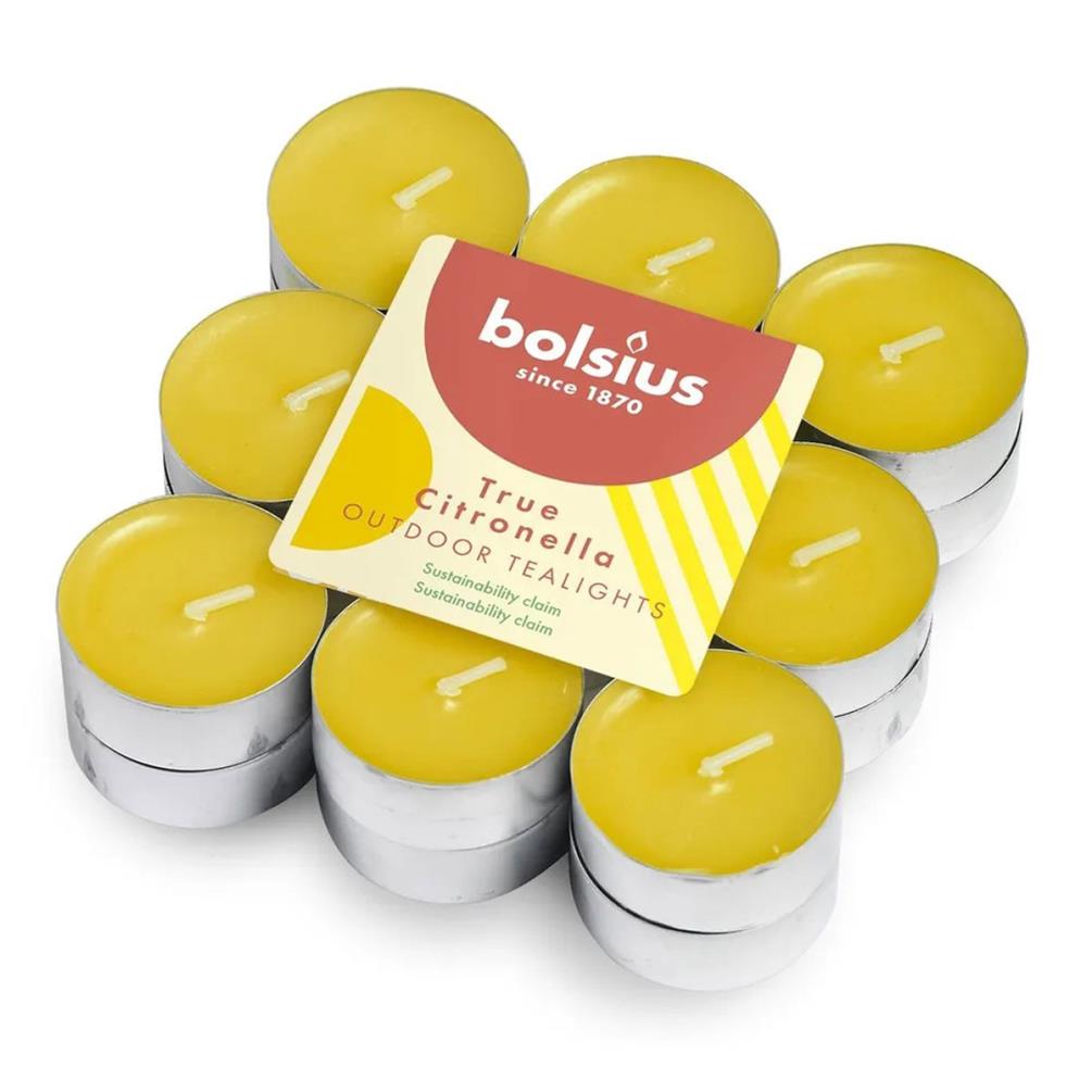 Bolsius True Citronella 4 Hour Tealights (Pack of 18) £5.39